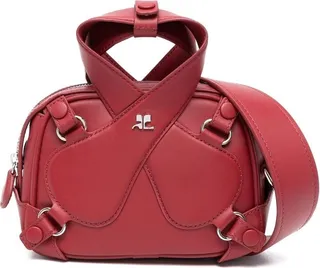 Twisted-Strap Logo Tote Bag