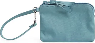 Vera Bradley Women's Recycled Cotton Clip & Zip Mini Pouch Reef Water Blue