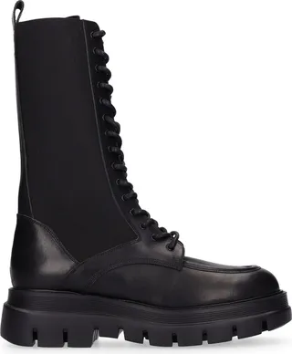 55mm Merlo leather combat boots