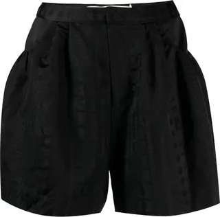 Concealed-Fastening Thigh-Length Shorts