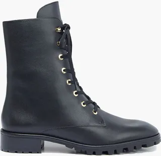 Laine leather combat boots