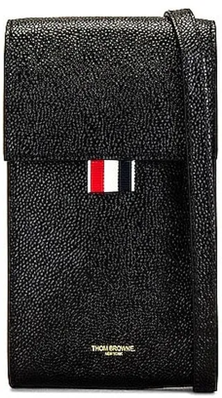 Thom Browne Phone Holder in Black