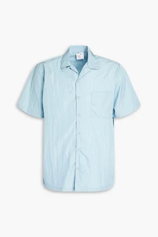 Crinkled taffeta shirt