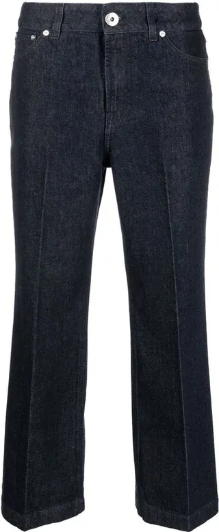 Flared Cropped Trousers