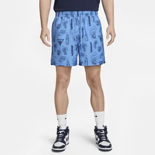 Men's Nike Sportswear Woven Flow Shorts in Blue