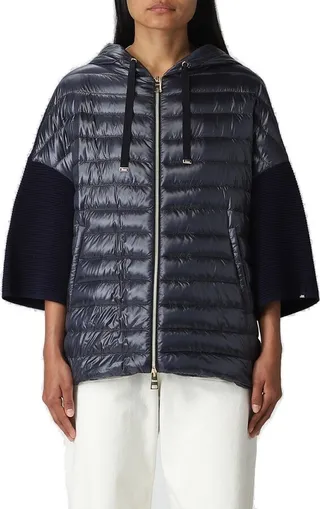 Herno Short-Sleeved Zipped Jacket