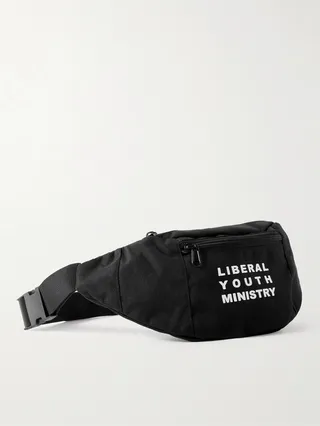 Logo-Print Shell Belt Bag