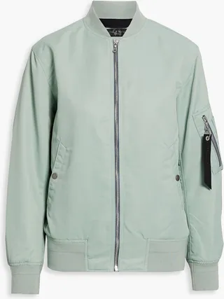 Shell bomber jacket