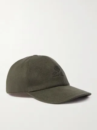 Logo-Embroidered Storm System® Cashmere Baseball Cap