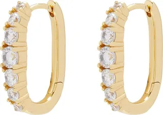 The Tai Diamonte Huggies Earrings Gold