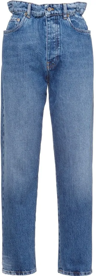 Paperbag High-Waist Jeans
