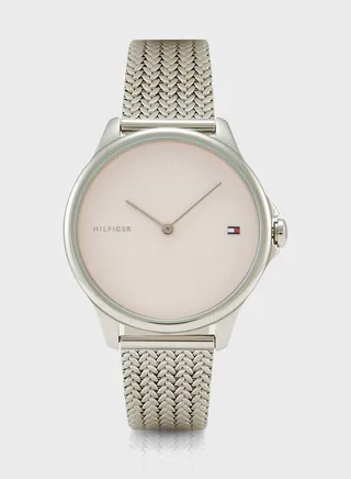 Delphine Steel Strap Analog Watch