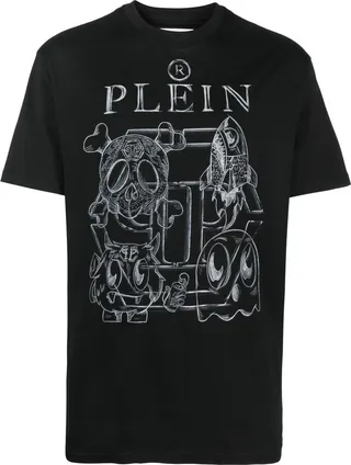 Monsters logo print T-shirt