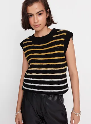 Striped Crew Neck Sweater