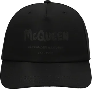 Alexander McQueen Logo Printed Baseball Cap