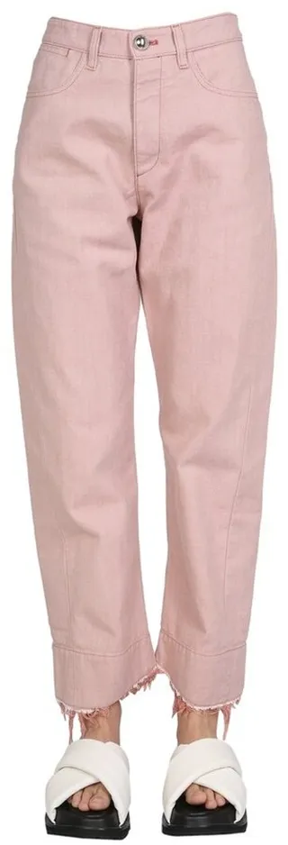 Jil Sander High-Rise Straight Leg Pants