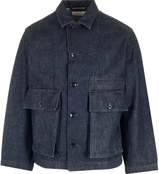 Collared Button-up Denim Jacket