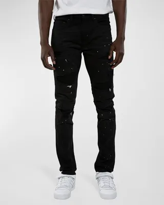 Men's Chump Slim Paint-Splatter Jeans