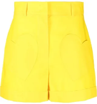 Heart-Patch Tailored Shorts