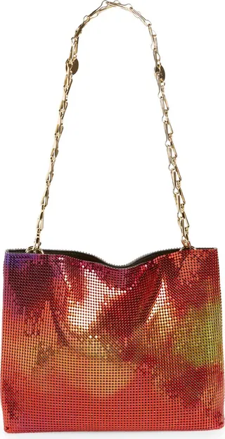 Pixel Ombré Mesh Tote