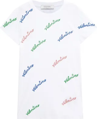 Embellished cotton-jersey T-shirt