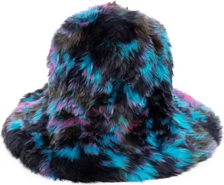 Faux-Fur Bucket Hat