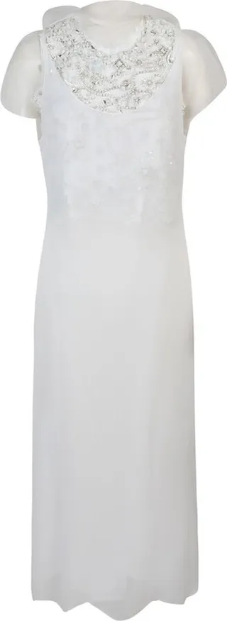 Maison Margiela Embellished Sleeveless Midi Dress
