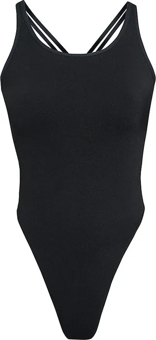 Soft Ribbed Lowback Bodysuit