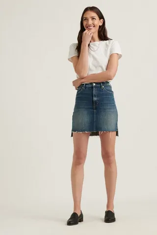 Mid Rise Mini Skirt