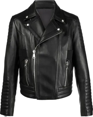 Panelled Biker Jacket