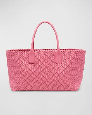 Cabat Medium Intrecciato East-West Tote Bag