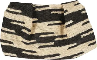 Patterned Woven Shopper Bag