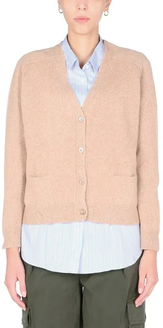 Aspesi V-Neck Knitted Cardigan
