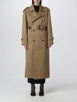 Saint Laurent trench coat in gabardine