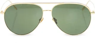 Linda Farrow Roberts Aviator-Frame Sunglasses