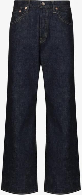 Wide Leg Selvedge Jeans