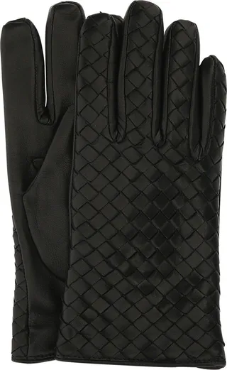 Black Leather Gloves