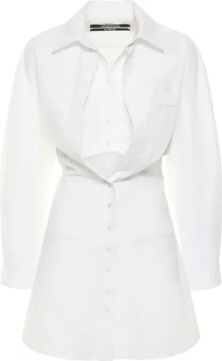 La Robe Baunhilha cotton mini dress