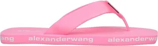 Alexander Wang Logo Printed Flip Flops