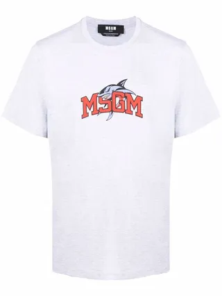 logo-print T-shirt
