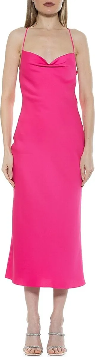 Dionne Cowlneck Midaxi Slip Dress