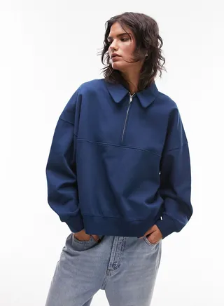 Zip Detail Sweater