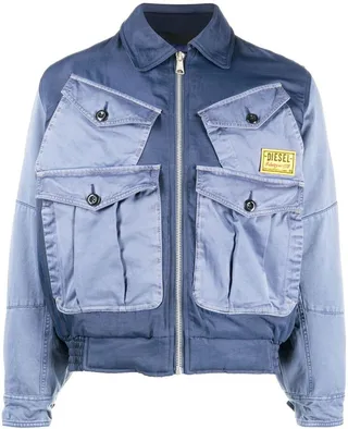 Logo-Patch Bomber Jacket