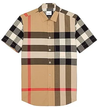 Burberry Somerton Casual Shirt in Beige