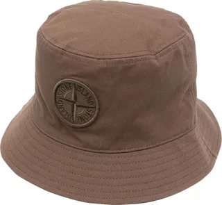 Embroidered-Logo Bucket Hat