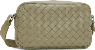 Bottega Veneta Taupe Small Classic Intrecciato Camera Bag