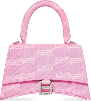 Hourglass Small Handbag Bb Monogram Denim