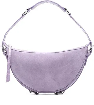 Gib suede shoulder bag