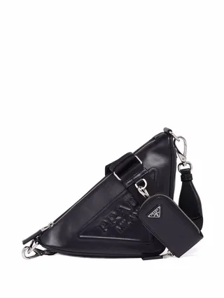 Logo Plaque Shoulder Bag