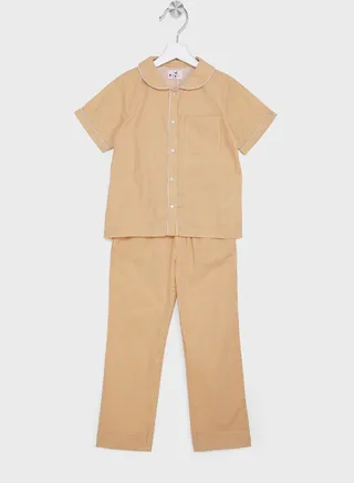 Girls Printed Long Sleeve Pyjama Set